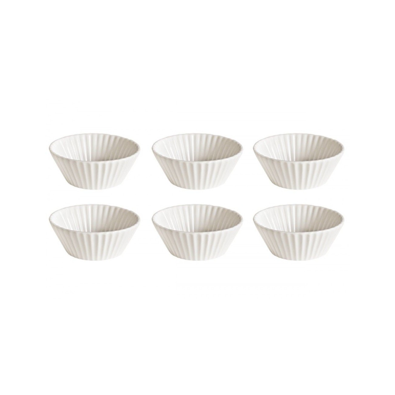 SELETTI ESTETICO QUOTIDIANO Set 6 ciotole a pieghe