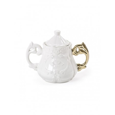SELETTI I-Wares Gold Sugar bowl