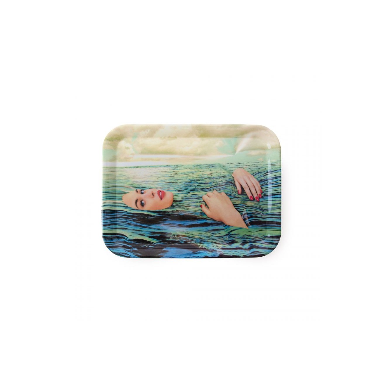 SELETTI MELAMINE TRAYS Seagirl Plateau