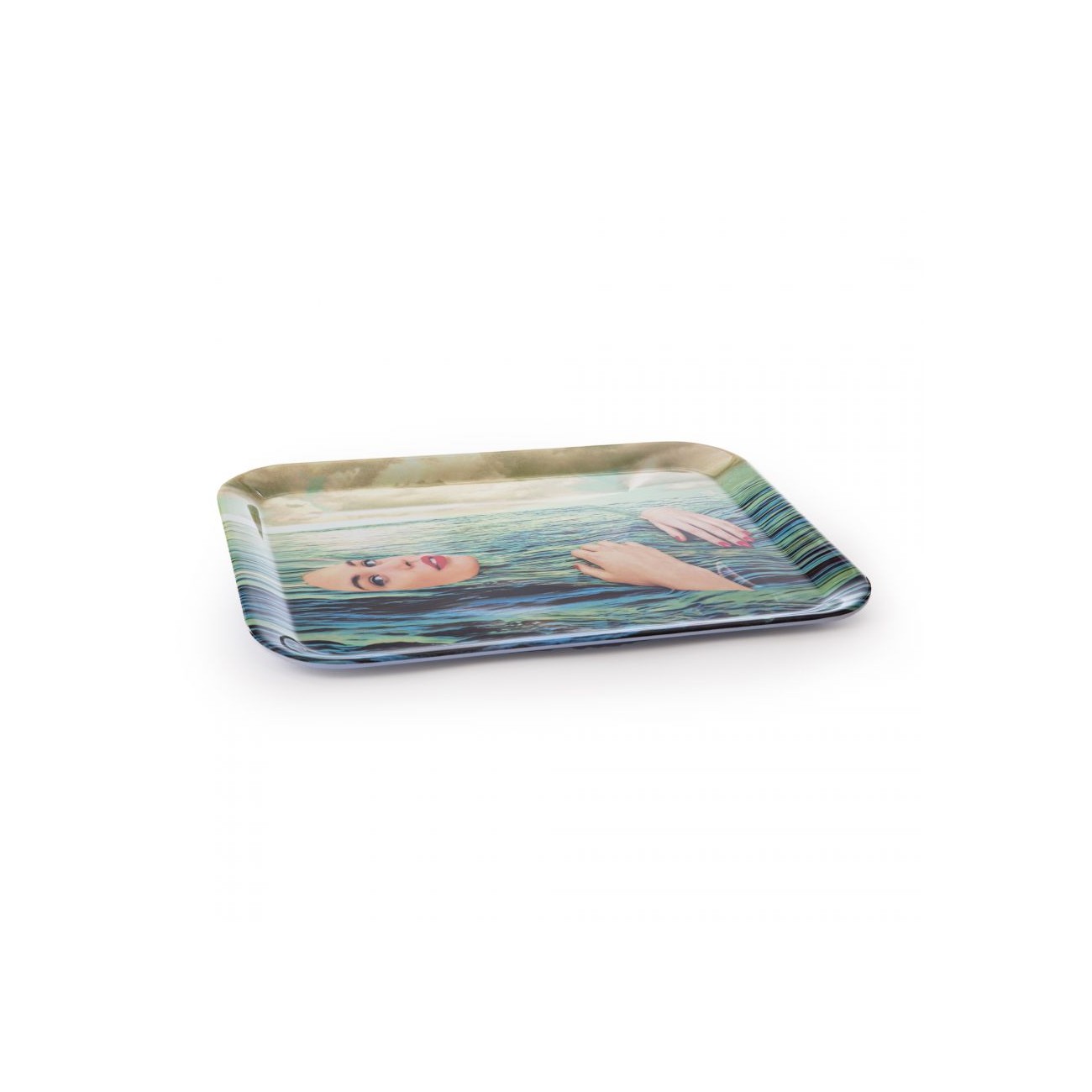 SELETTI MELAMINE TRAYS Seagirl Plateau