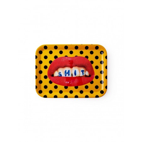 SELETTI MELAMINE TRAYS Shit Plateau