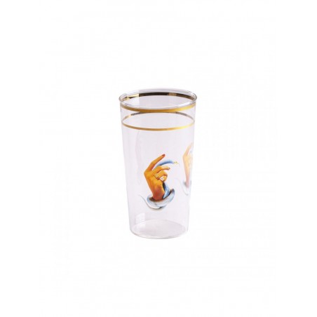 SELETTI DRINK GLASSES Cocktail Glass - Hands with Snake
