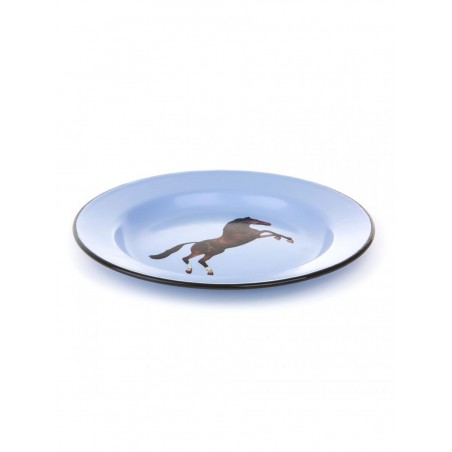SELETTI Piatto smaltato - Cavallo