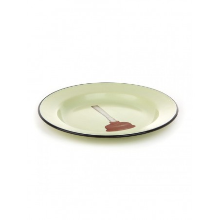 SELETTI Plaque émaillée - Ventouses