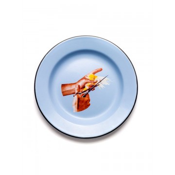 SELETTI Enamel plate - Canary