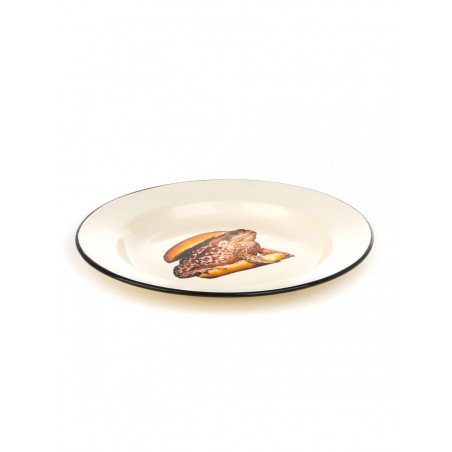 SELETTI Enamel plate - Toad