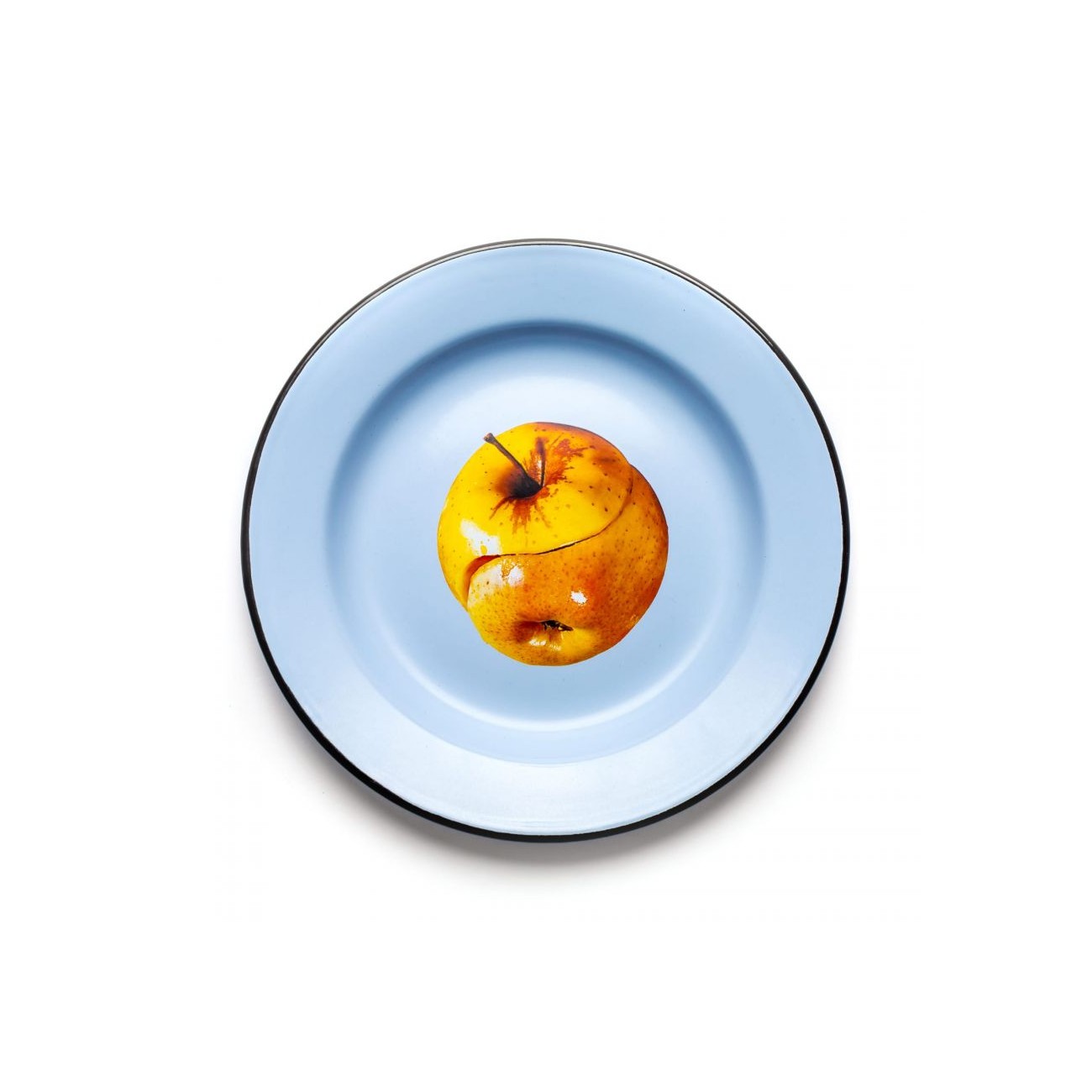 SELETTI Enamel plate - Apple