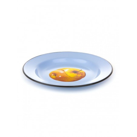 SELETTI Enamel plate - Apple