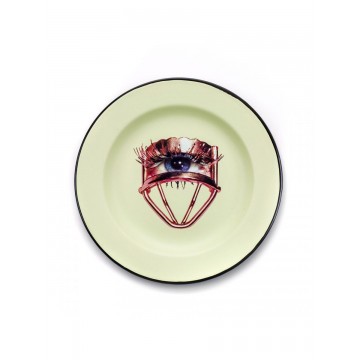 SELETTI Enamel plate - Eye