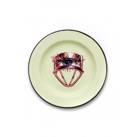 SELETTI Enamel plate - Eye