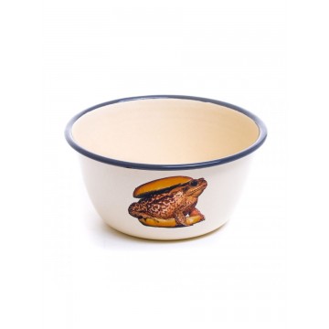 SELETTI Enamel bowl - Toad