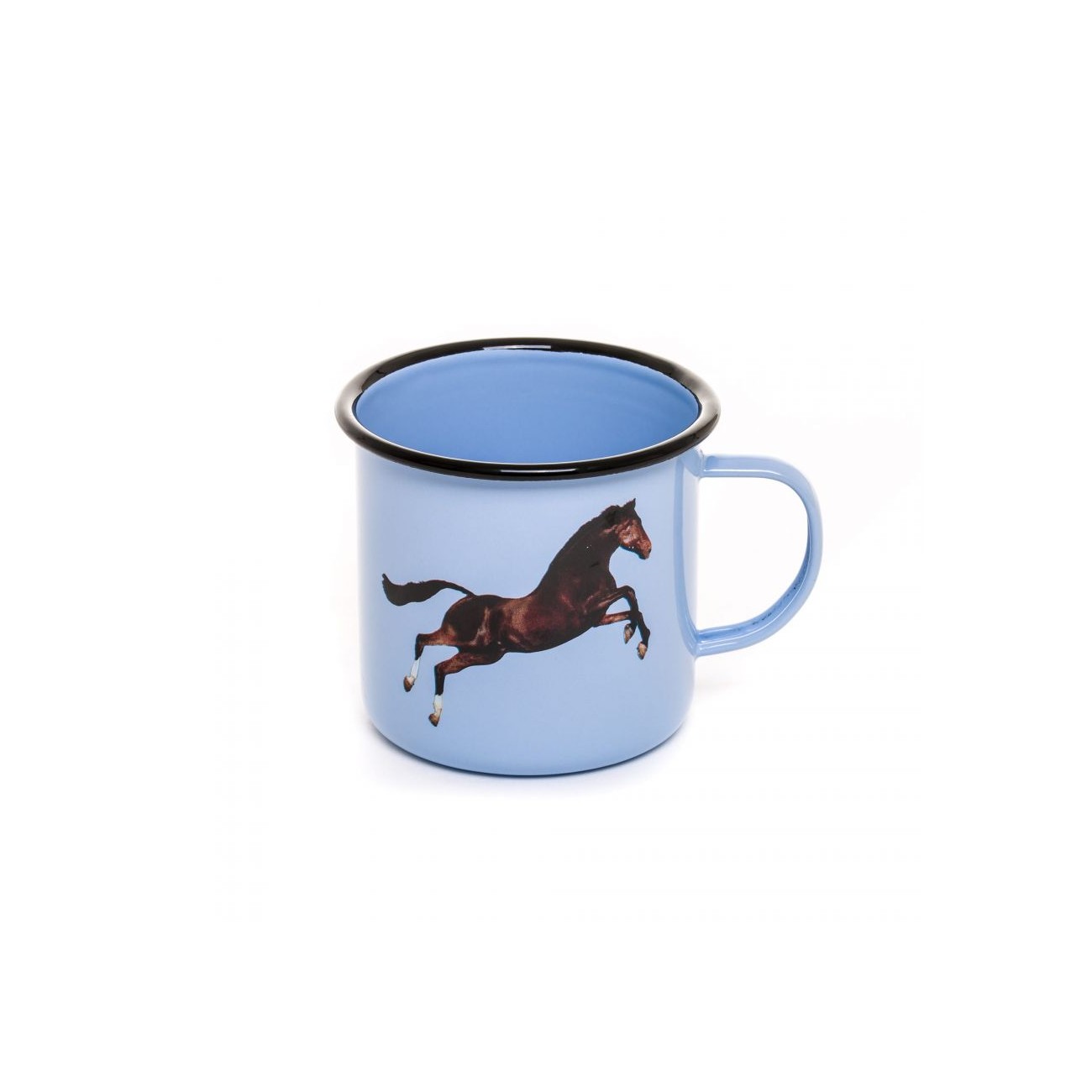 SELETTI Tazza smaltata - Cavallo