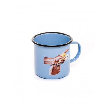 SELETTI Tazza smaltata - Canarino