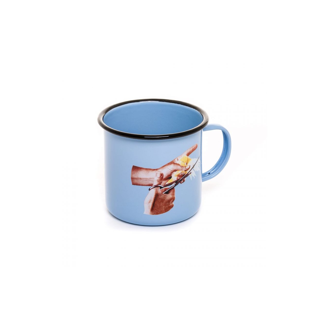 SELETTI Tazza smaltata - Canarino