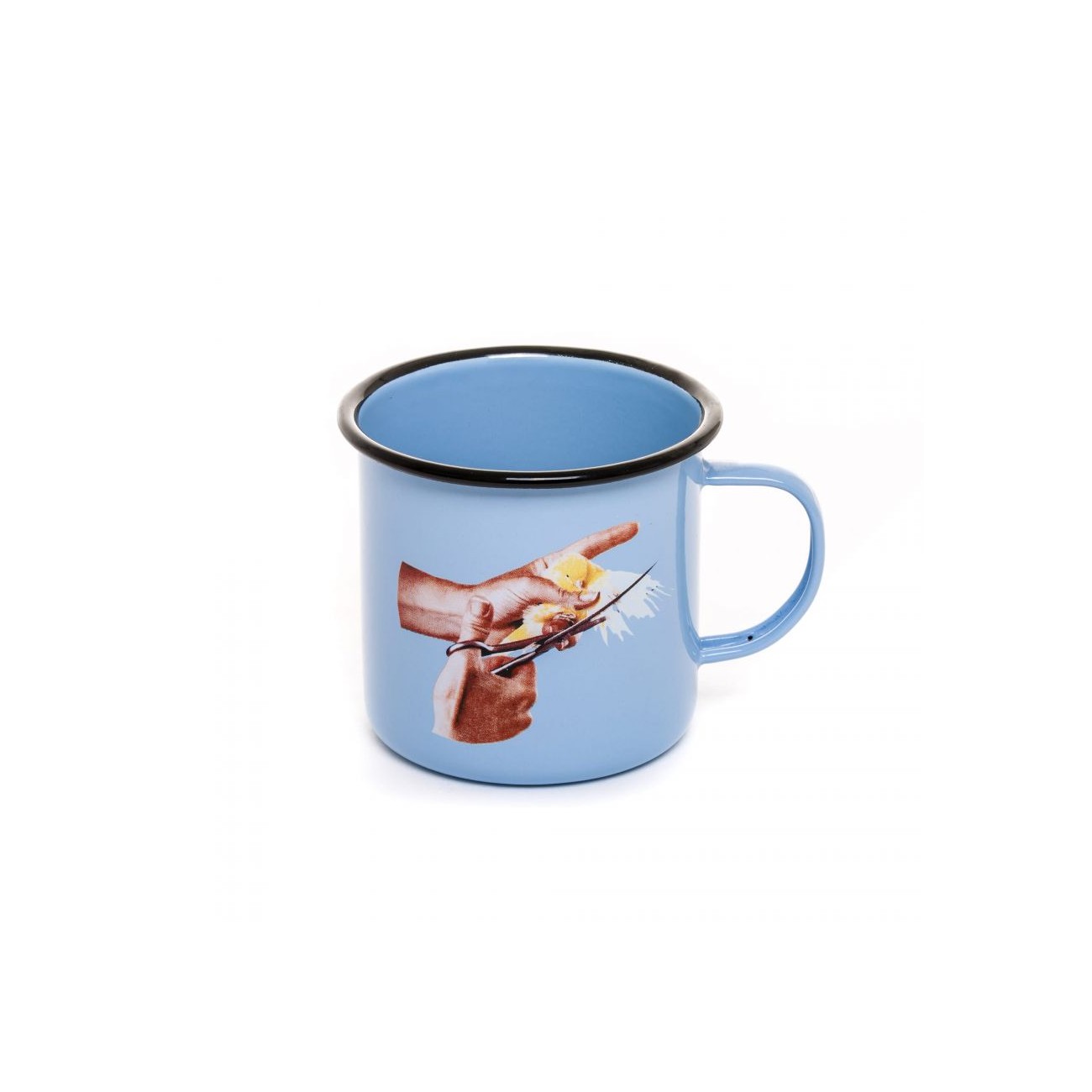 SELETTI Tazza smaltata - Canarino