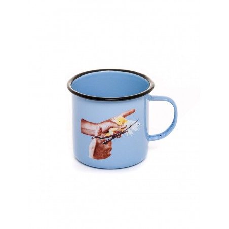 SELETTI Tazza smaltata - Canarino