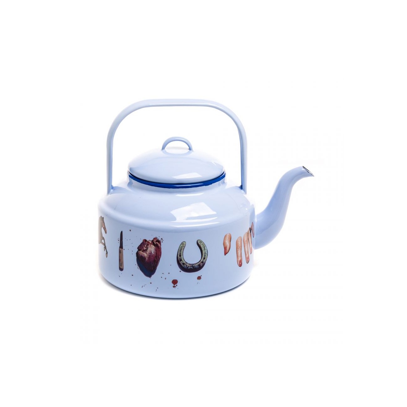 SELETTI Teapot blue