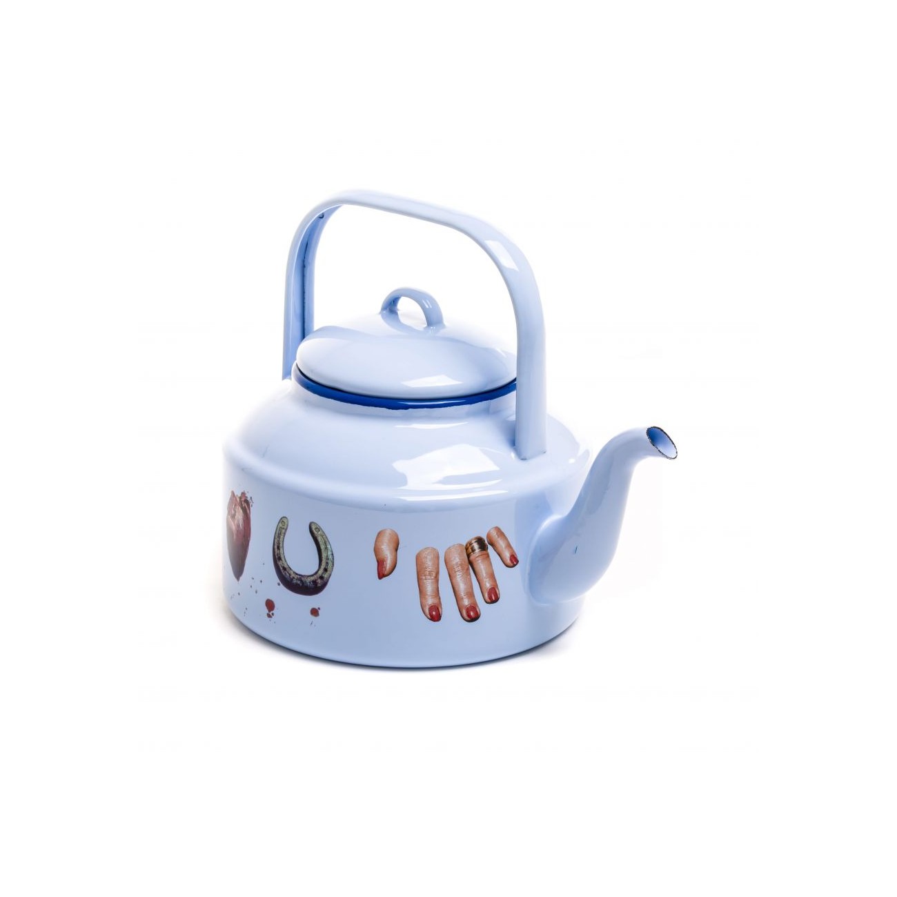 SELETTI Teapot blue