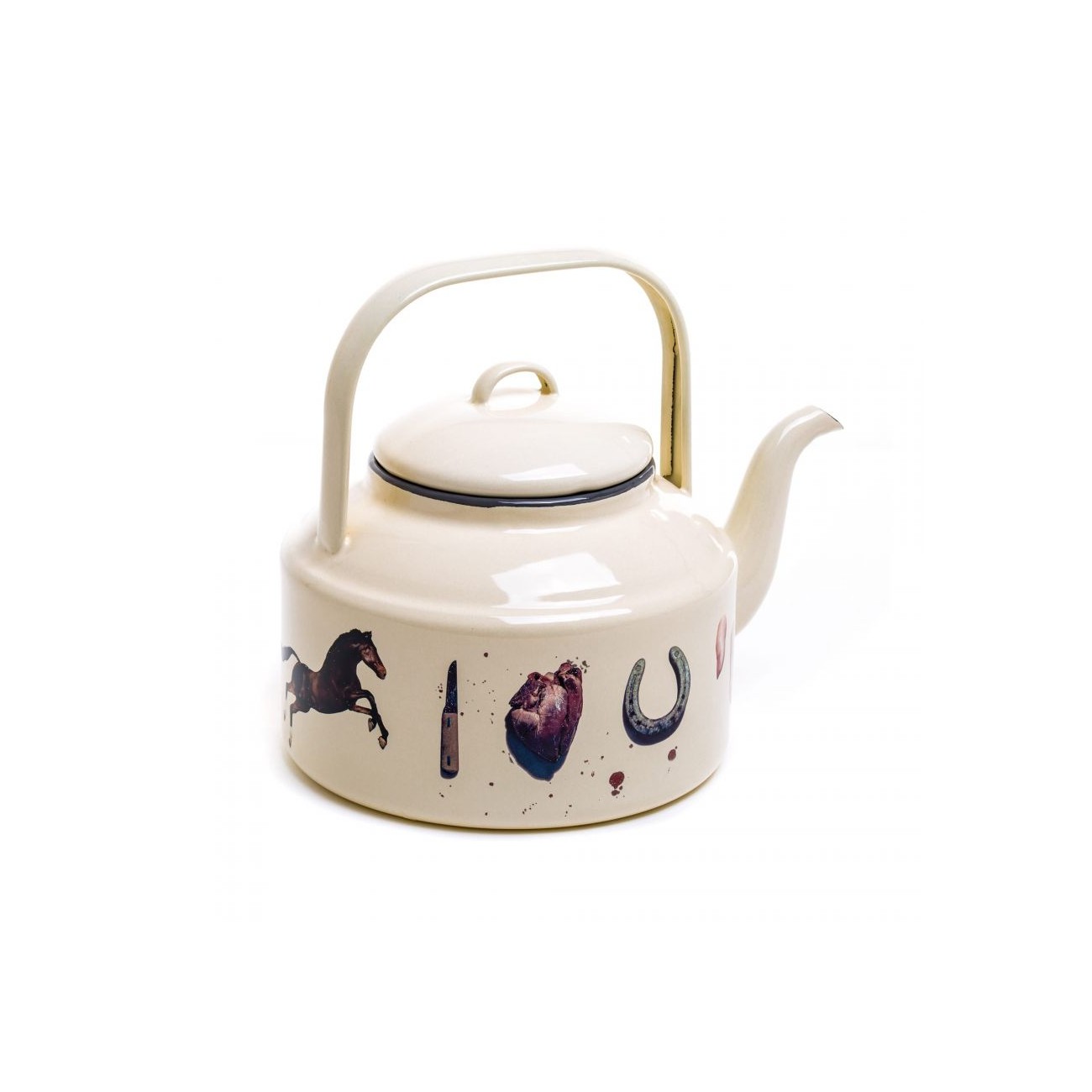 SELETTI Théière beige