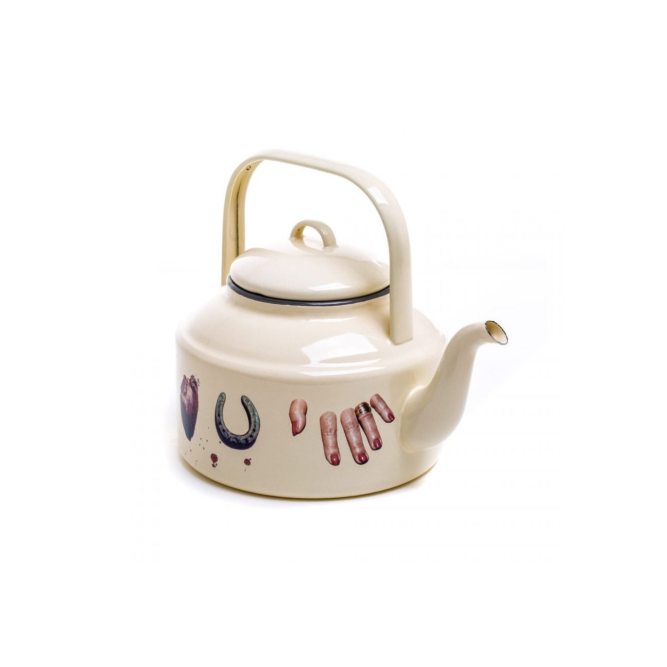 SELETTI Théière beige