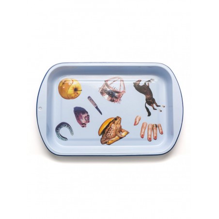 SELETTI Teglia Smaltata Azzurro