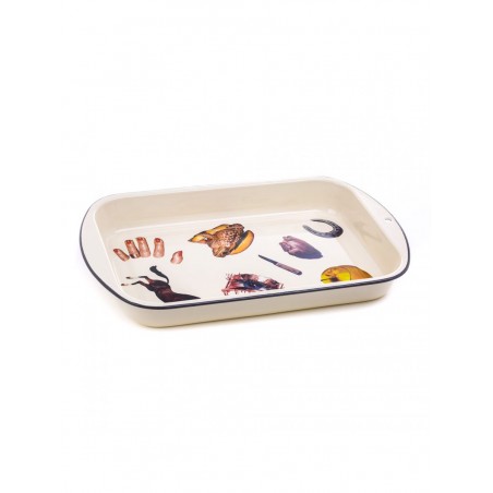SELETTI Glazed Baking Tray Beige
