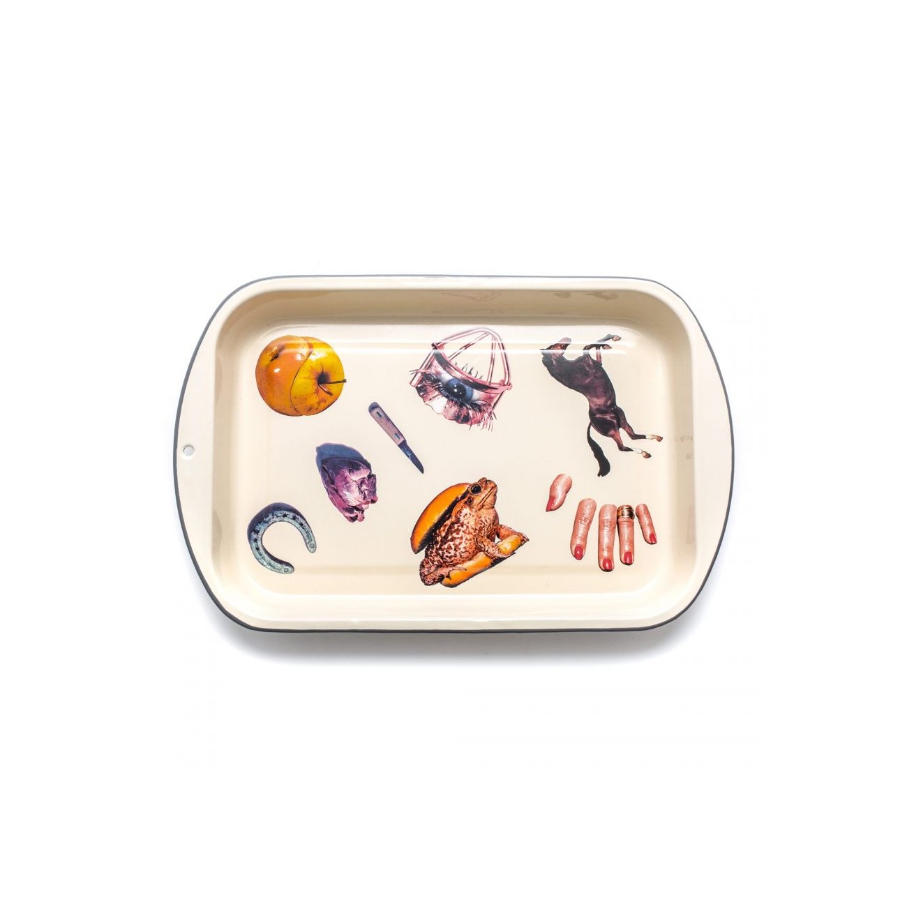 SELETTI Glazed Baking Tray Beige