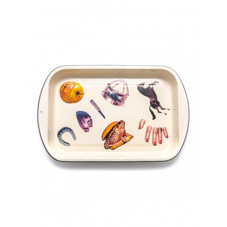 SELETTI Glazed Baking Tray Beige