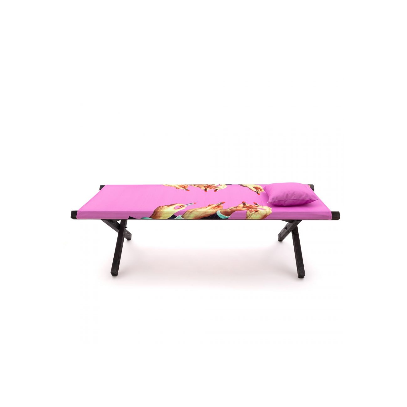 SELETTI Chaise longue - Rouge à lèvres rose