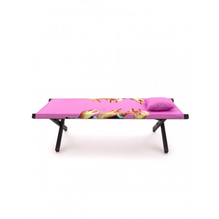 SELETTI Chaise longue - Rouge à lèvres rose