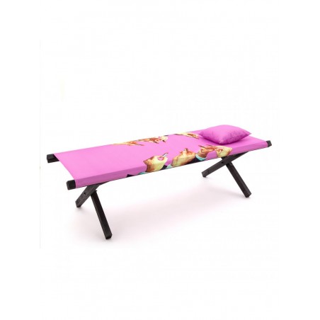 SELETTI Chaise longue - Rouge à lèvres rose