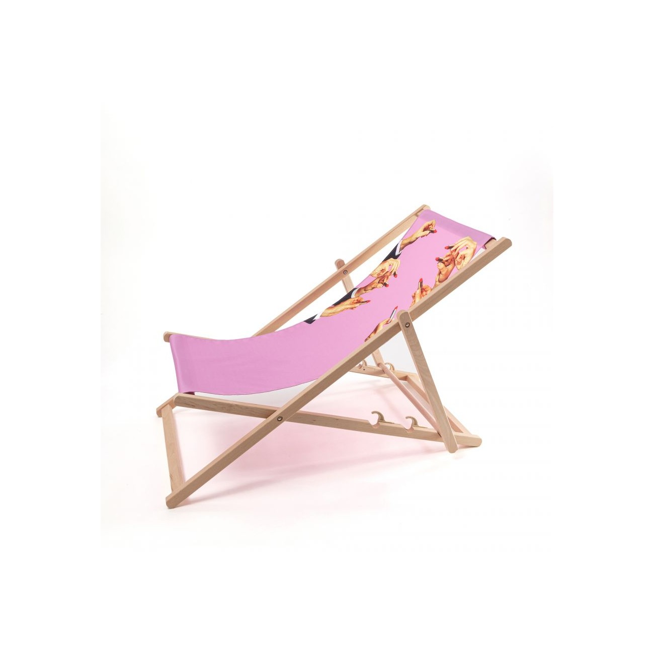 SELETTI Chaise longue - Rouge à lèvres rose