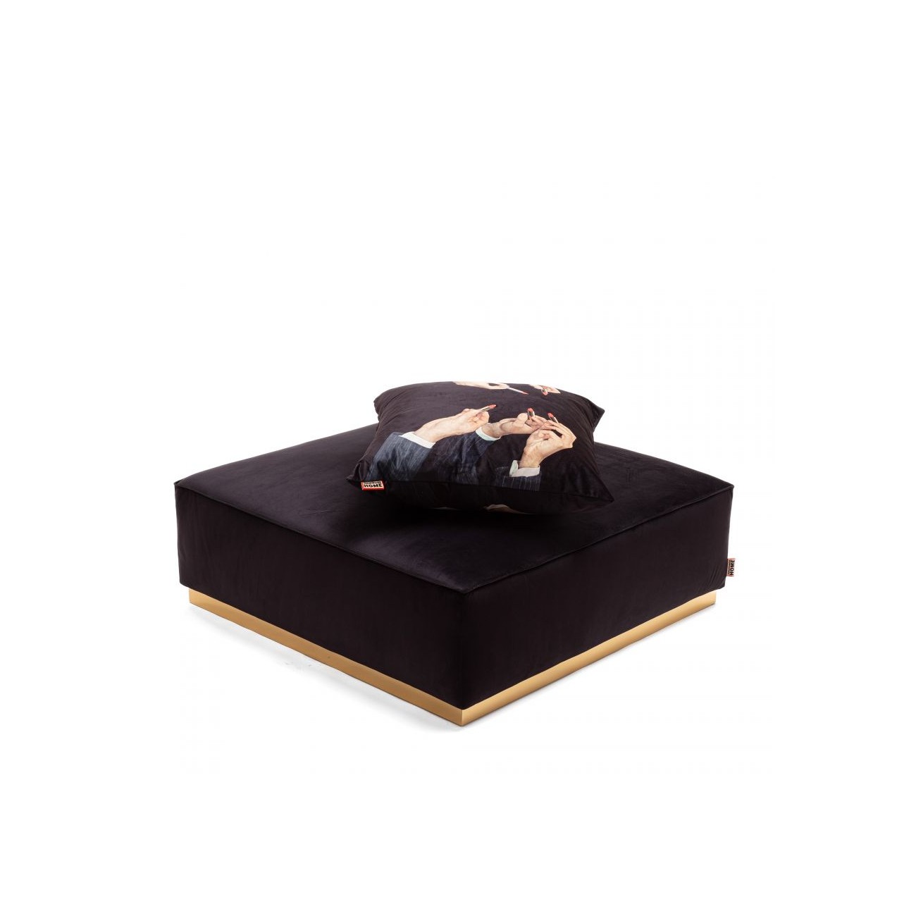 SELETTI Pouf Modulare Nero