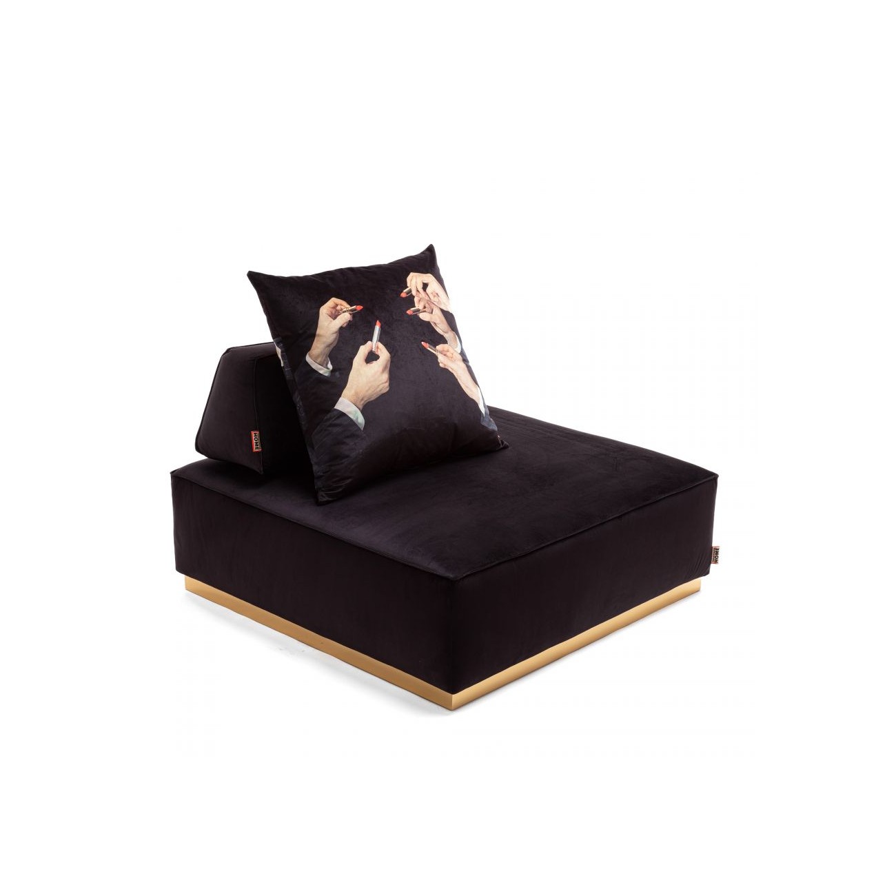 SELETTI Pouf Modulare Nero