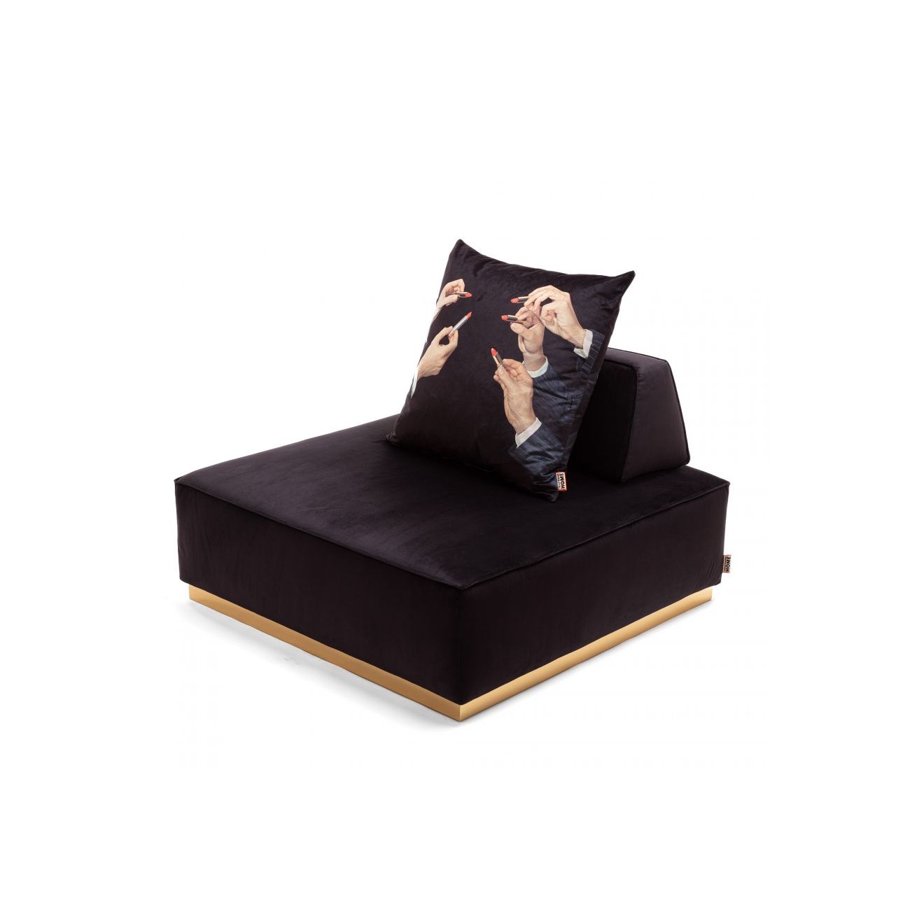 SELETTI Pouf Modulare Nero