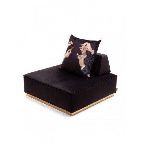 SELETTI Pouf Modulare Nero