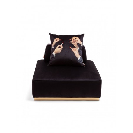 SELETTI Pouf Modulare Nero