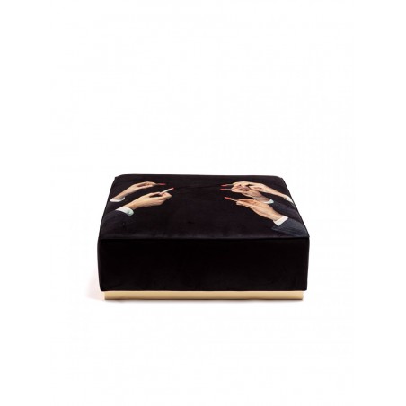 SELETTI Pouf Modulare Rossetto Nero