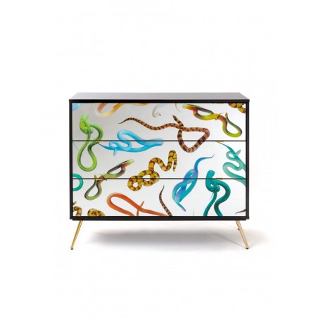 SELETTI Chest of drawers 3 Drawers snakes