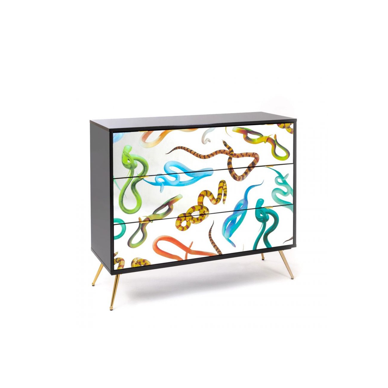 SELETTI Chest of drawers 3 Drawers snakes