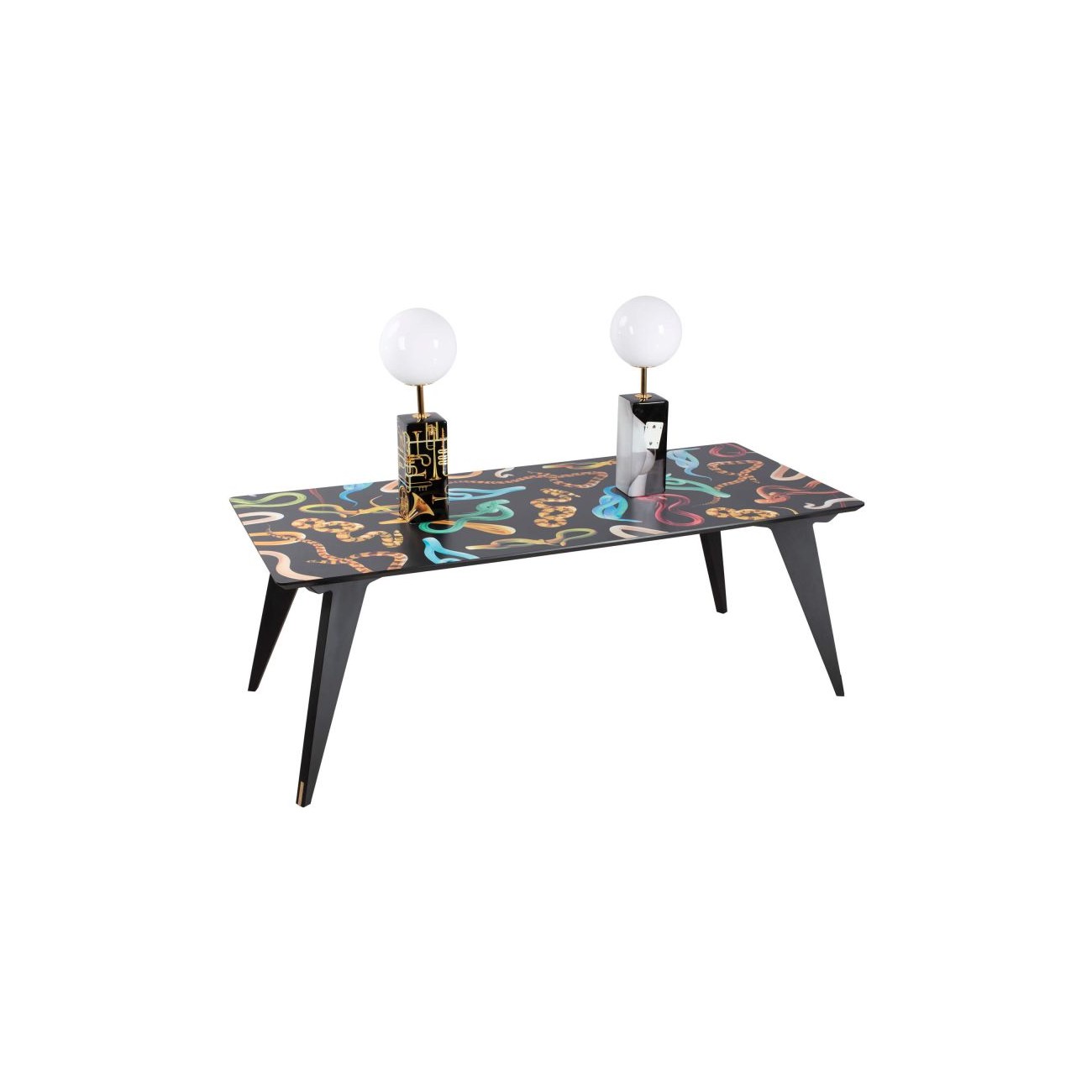 SELETTI Rectangular large table - Snakes