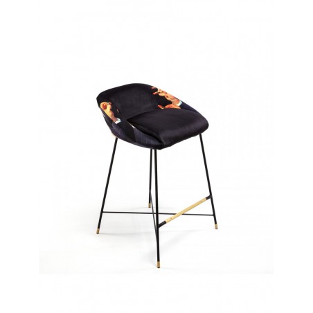 SELETTI Tabouret haut - Rouges à lèvres noir