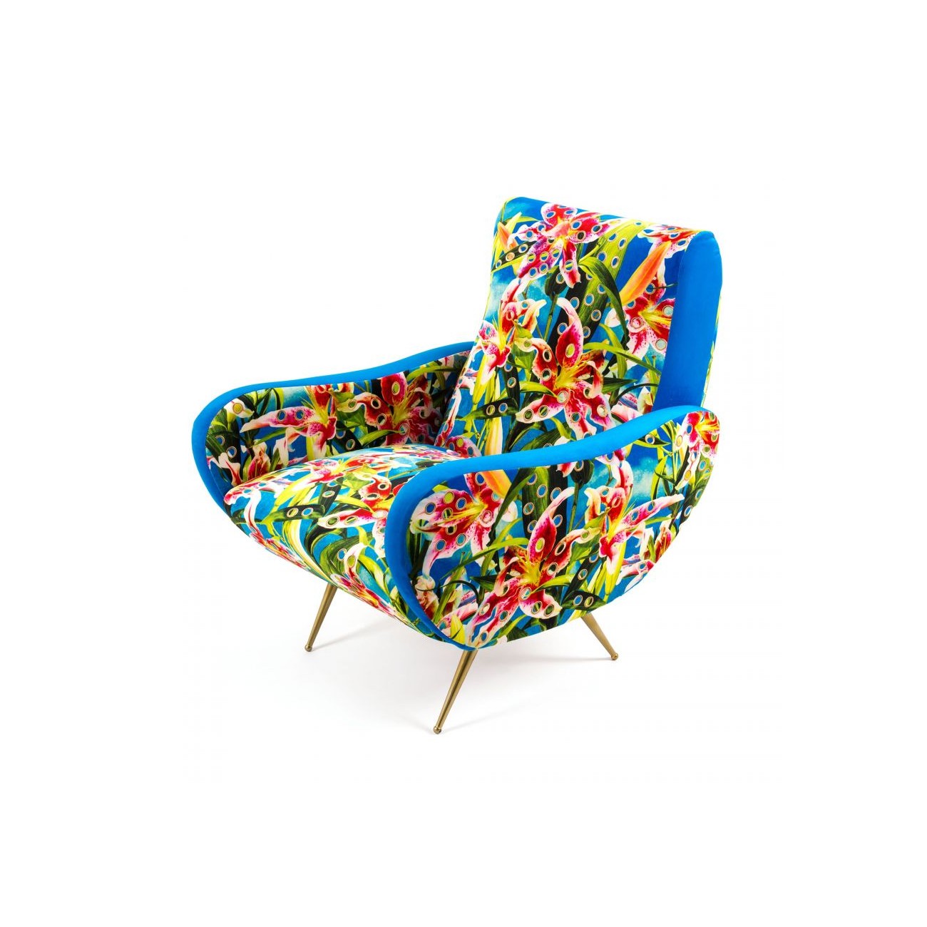 SELETTI Fauteuil - Fleurs avec des trous
