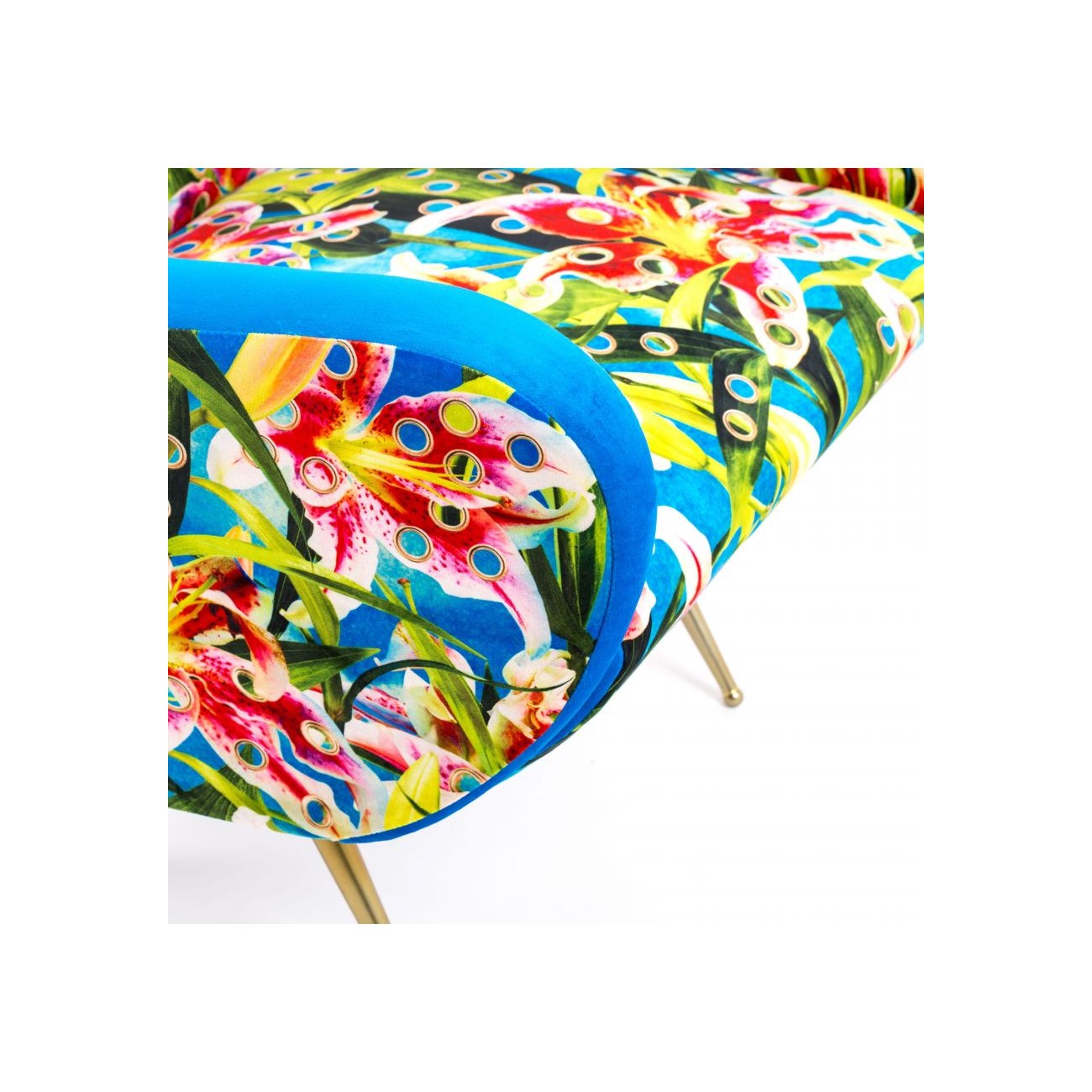 SELETTI Fauteuil - Fleurs avec des trous