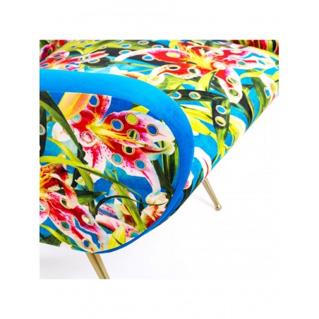 SELETTI Fauteuil - Fleurs avec des trous