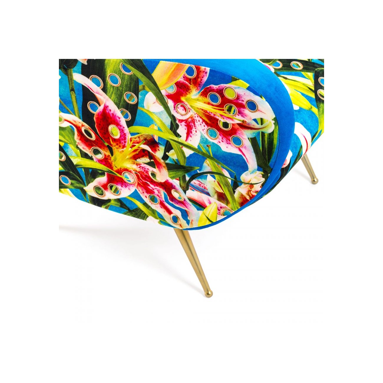 SELETTI Fauteuil - Fleurs avec des trous