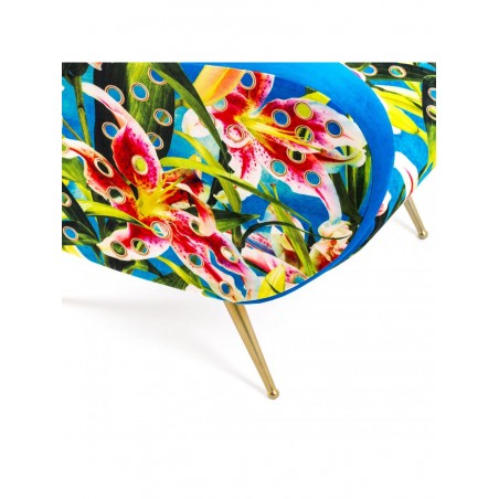 SELETTI Fauteuil - Fleurs avec des trous