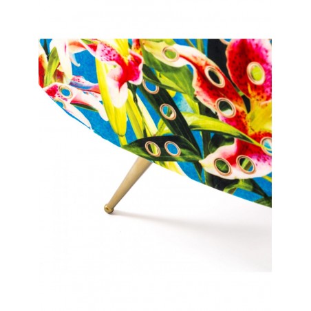 SELETTI Fauteuil - Fleurs avec des trous
