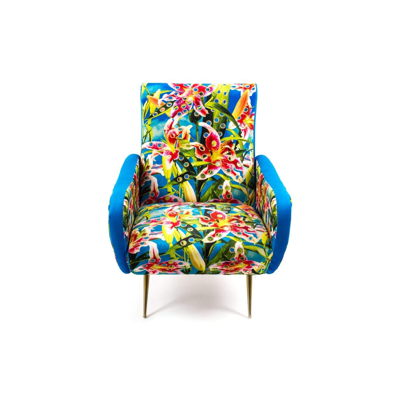 SELETTI Fauteuil - Fleurs avec des trous