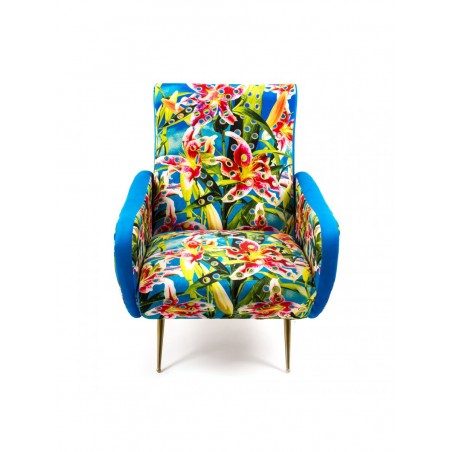 SELETTI Fauteuil - Fleurs avec des trous